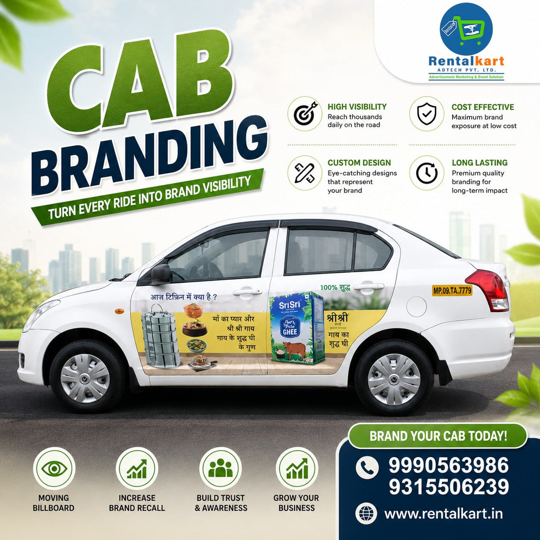 Cab Branding in Delhi: The Ultimate Guide to Taxi Advertising for Maximum Brand Visibility in NCR