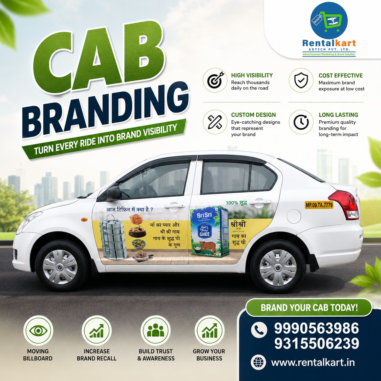 Cab Branding in Delhi: The Ultimate Guide to Taxi Advertising for Maximum Brand Visibility in NCR