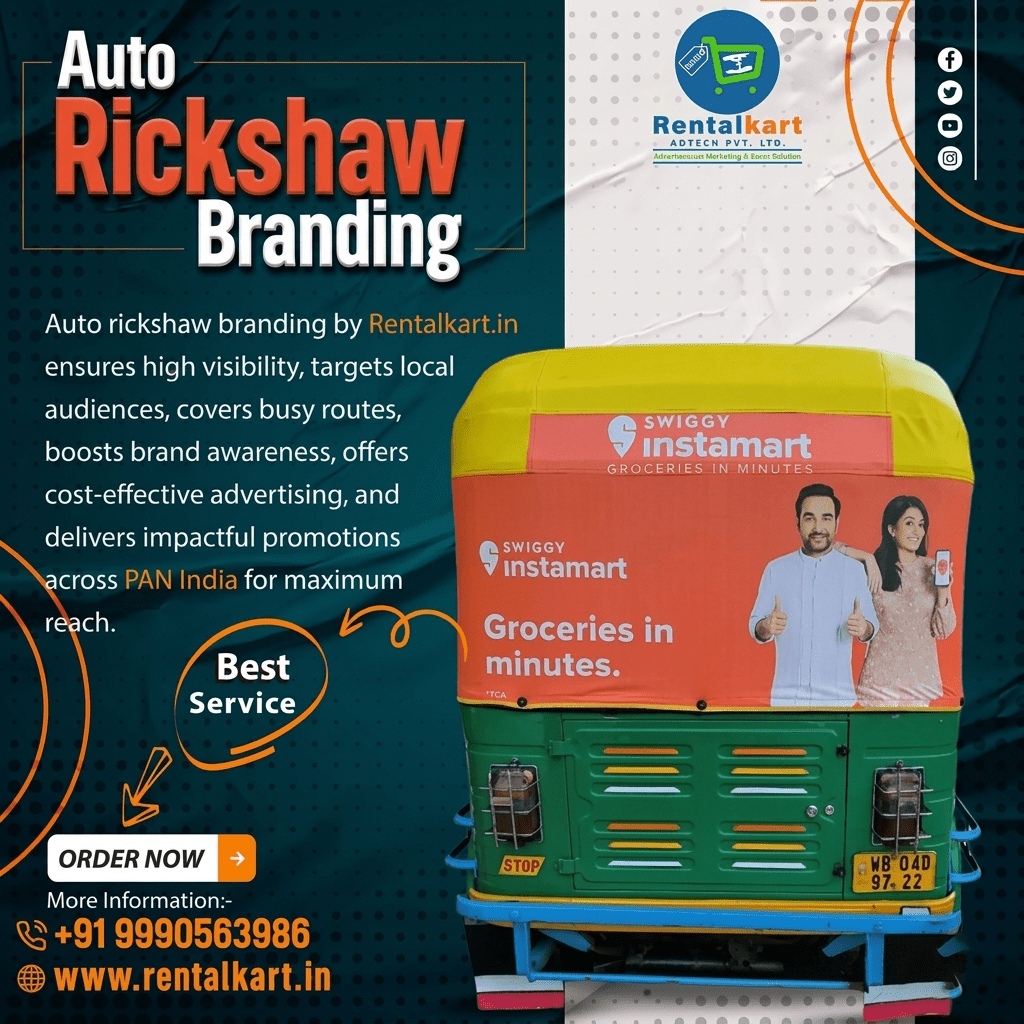 Auto Branding in Delhi – A Complete Strategic Guide to Transit Advertising for Maximum Brand Visibility - RENTALKART ADTECH PRIVATE LIMITED