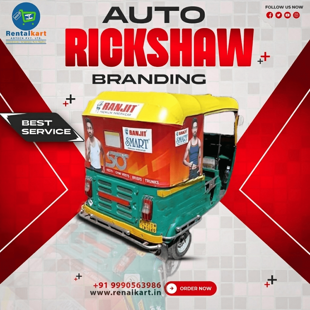 Auto Branding in Delhi – Best Auto Rickshaw, Bus, Cab & Vehicle Branding Agency in Delhi NCR - RENTALKART ADTECH PRIVATE LIMITED