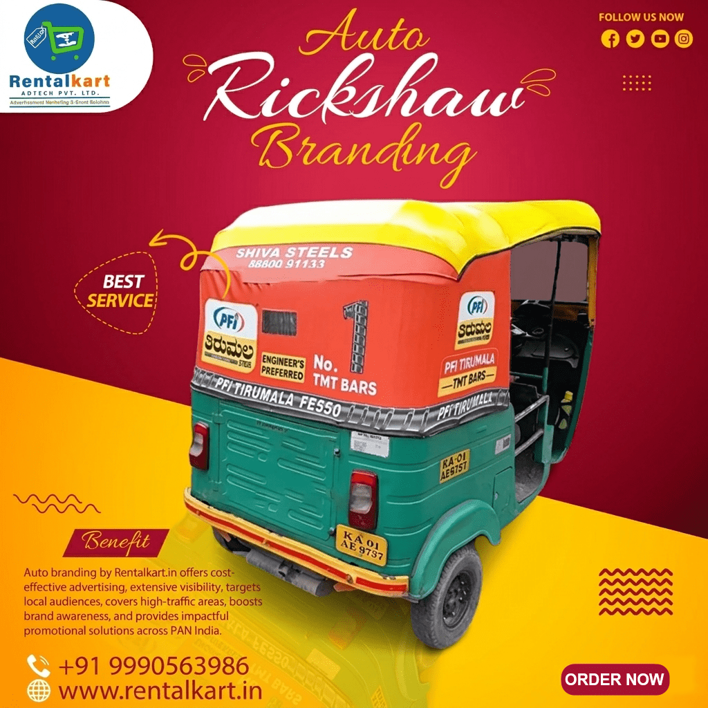 Auto Branding in Delhi – Complete Guide to Vehicle Advertising for Maximum Brand Visibility - RENTALKART ADTECH PRIVATE LIMITED