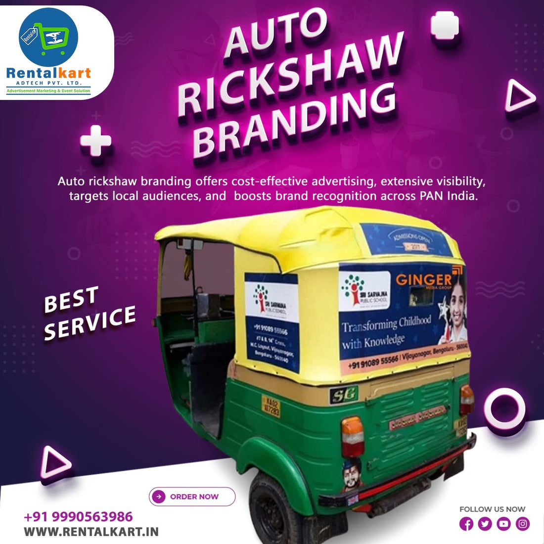 Auto Branding in Delhi – High-Impact Transit Advertising Solutions by Rentalkart Adtech Private Limited - RENTALKART ADTECH PRIVATE LIMITED