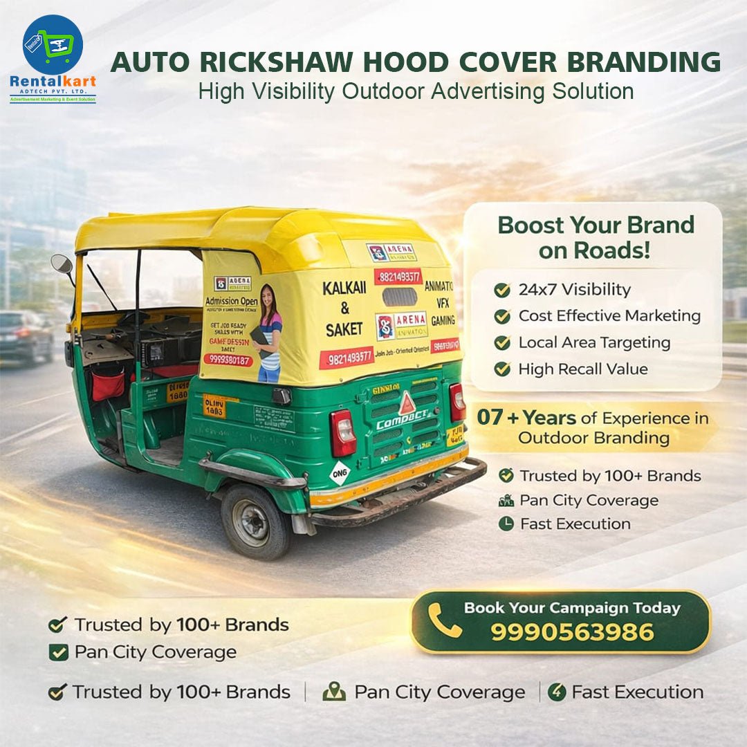Auto Branding in Delhi – Powerful Outdoor Advertising Solutions by Rentalkart Adtech Private Limited - RENTALKART ADTECH PRIVATE LIMITED