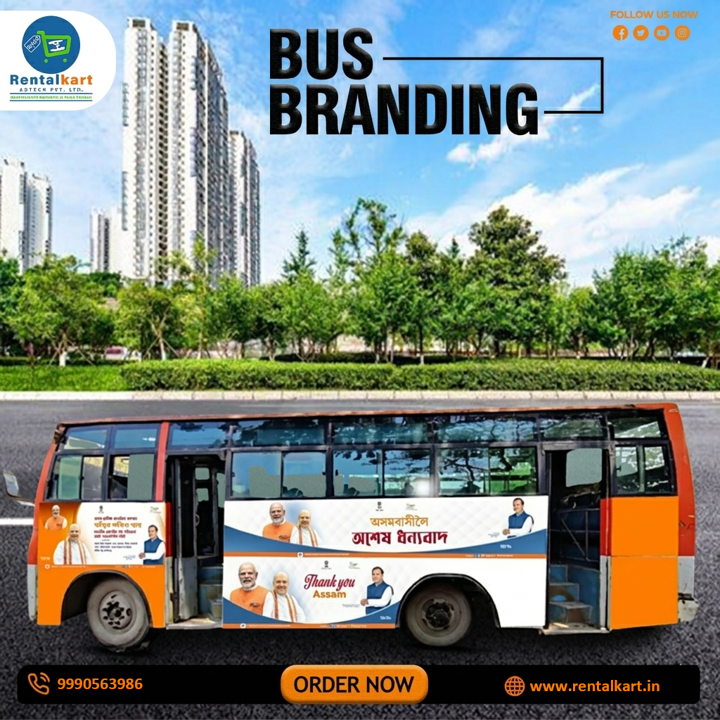 Bus Branding in Delhi: The Ultimate Guide to High-Impact Transit Advertising in Delhi NCR - RENTALKART ADTECH PRIVATE LIMITED
