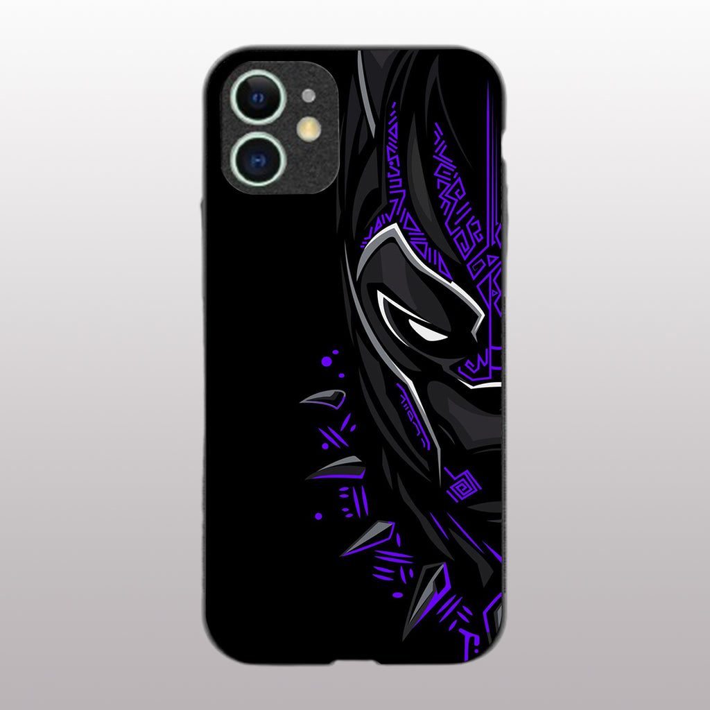 Black panther phone  case for iphone 11 | Glass case