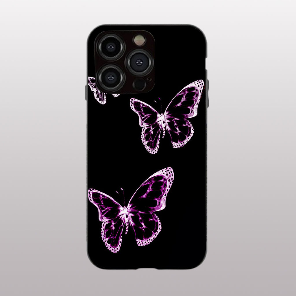 Butterfly pattern phone case for iphone 11 pro | Glass case