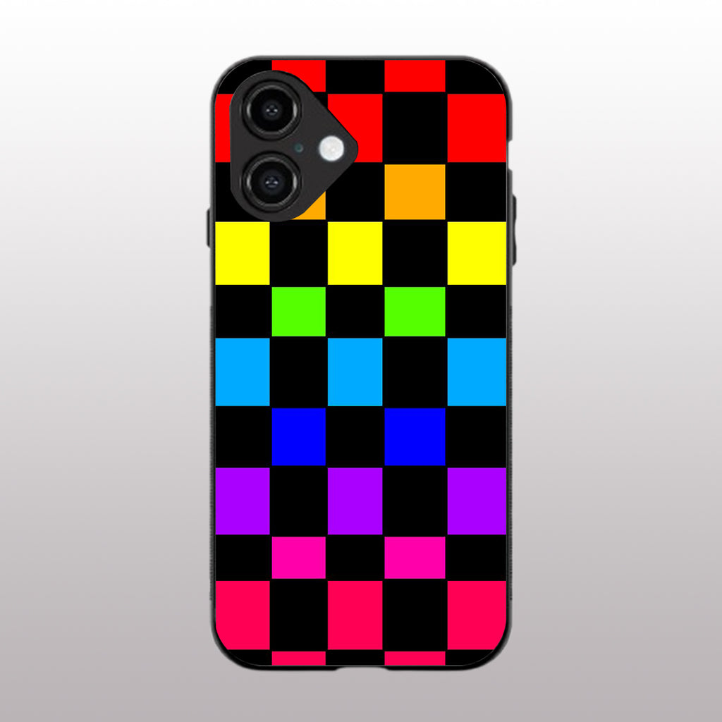 Colorful Pattern phone case for iphone 16 plus | Glass case