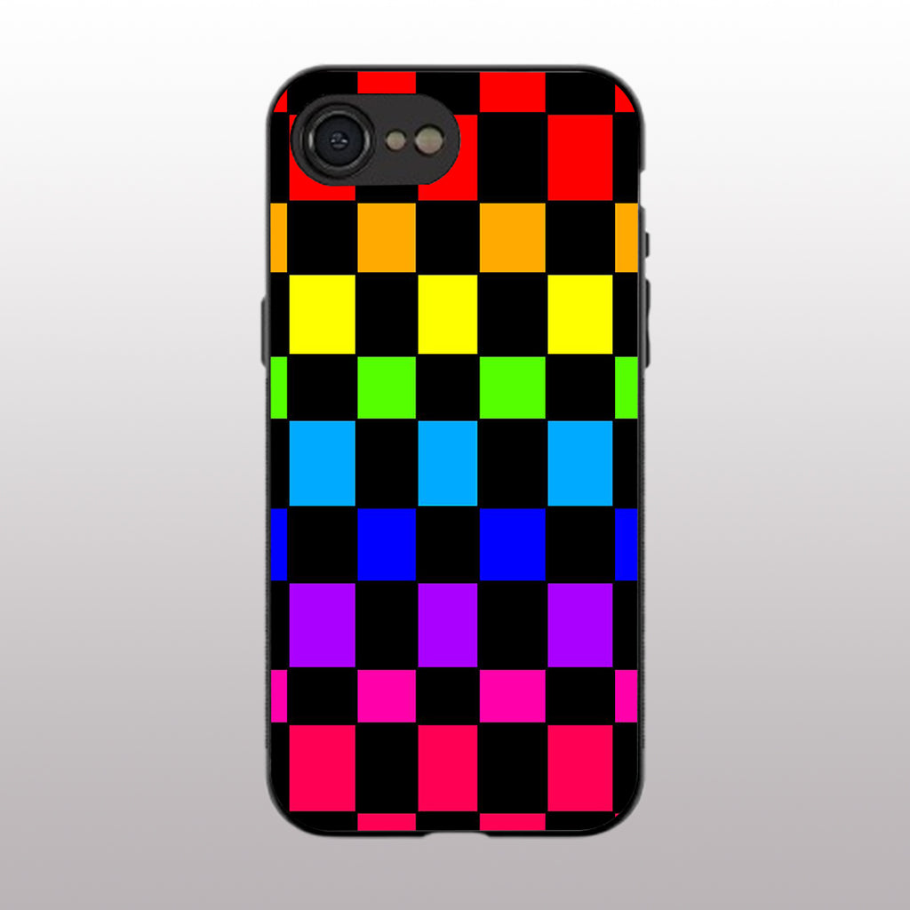 Colorful Pattern phone case for iphone 16E |Glass case