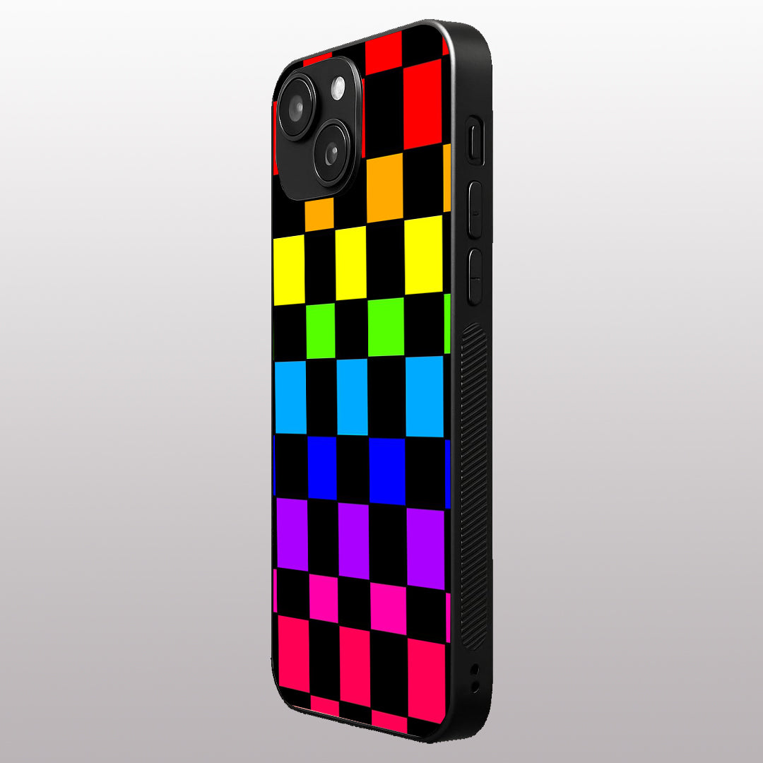 Colorful Pattern  phone case for iphone 13 | Glass case