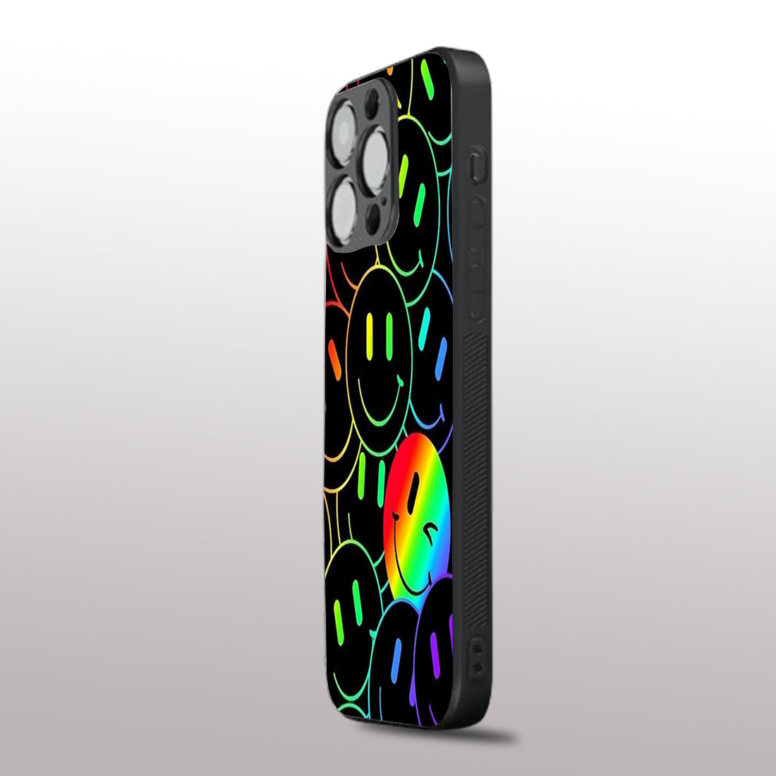 Colourful Smiles pattern phone case for iphone 13 pro | Glass case