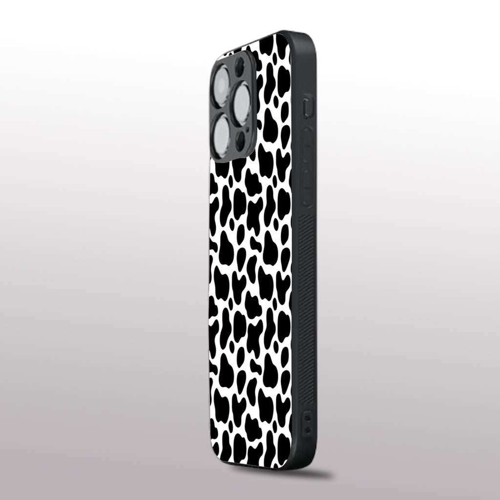 Cow Fur pattern phone case for iphone 11 pro max |Glass case