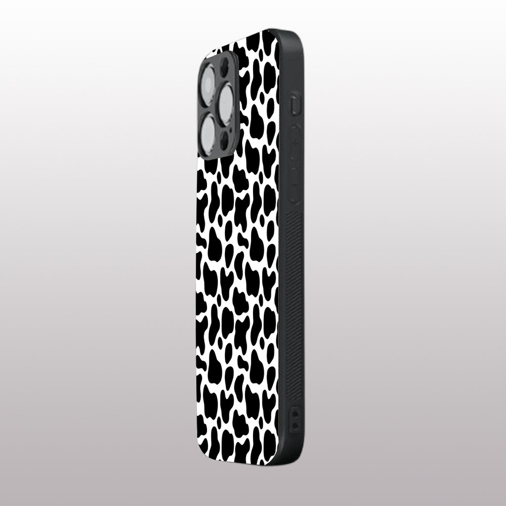 Cow Fur pattern phone case for iphone 15 pro max | Glass case