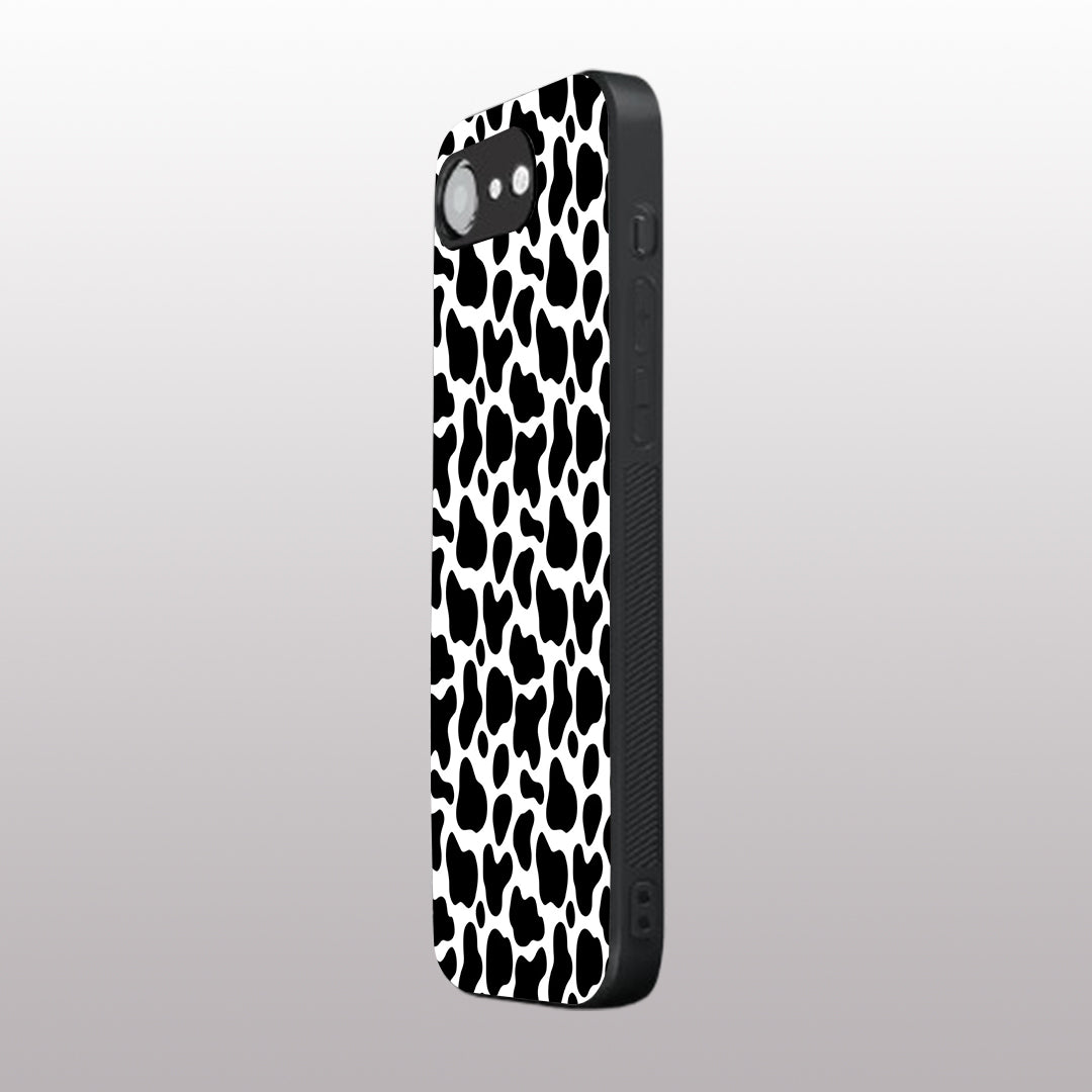 Cow Fur pattern phone case for iphone 16E | Glass case