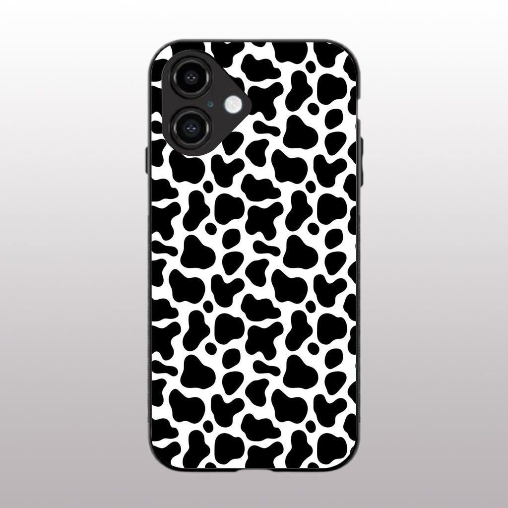 Cow Fur pattern phone case for iphone 16 plus | Glass case