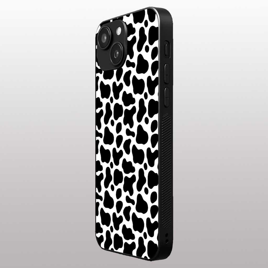 Cow Fur pattern phone case for iphone 13 mini |Glass case