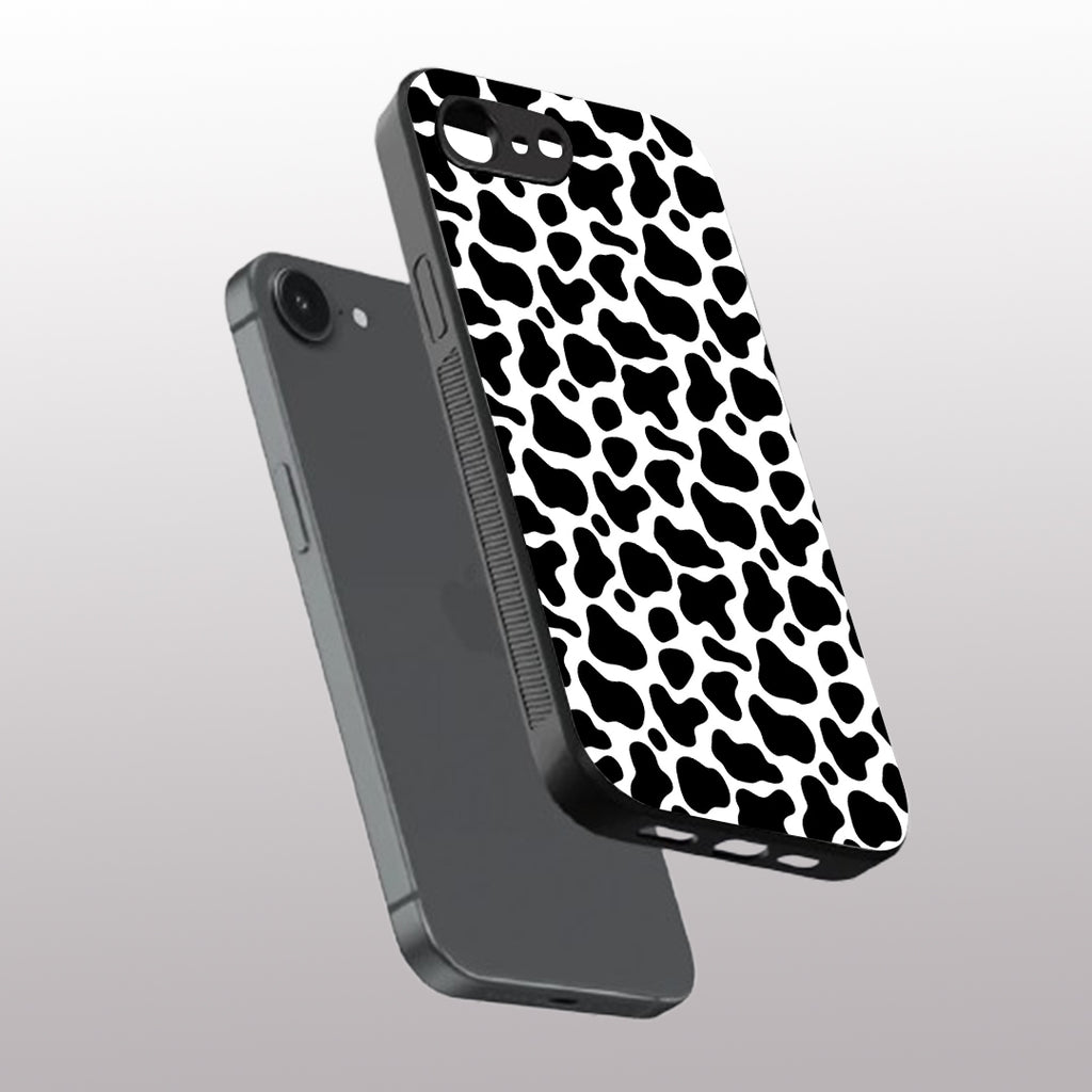 Cow Fur pattern phone case for iphone 16E | Glass case