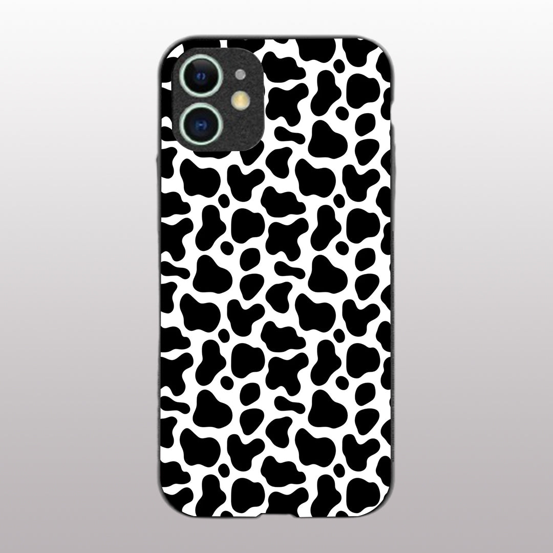 Cow Fur pattern phone case for iphone 11|Glass case