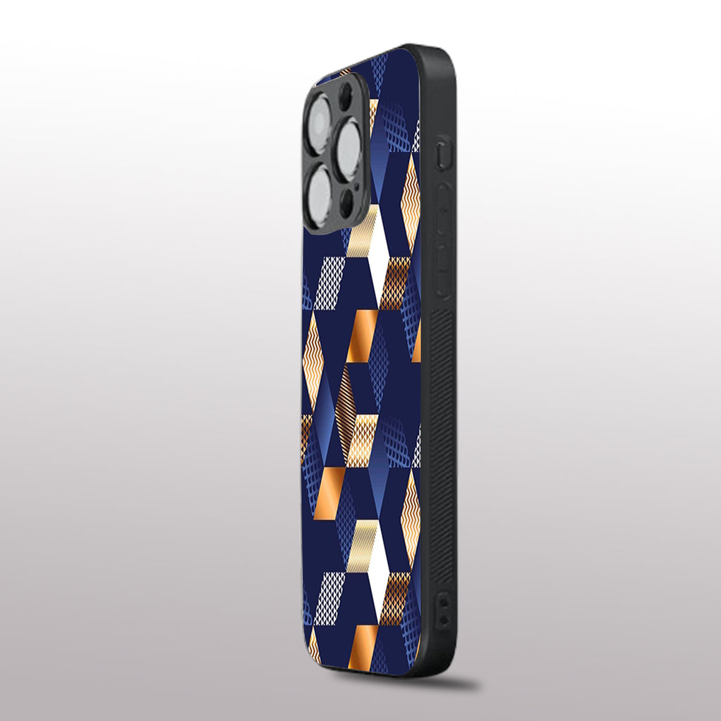 Disorted Wood Blue pattern phone case for iphone 11 pro |Glass case