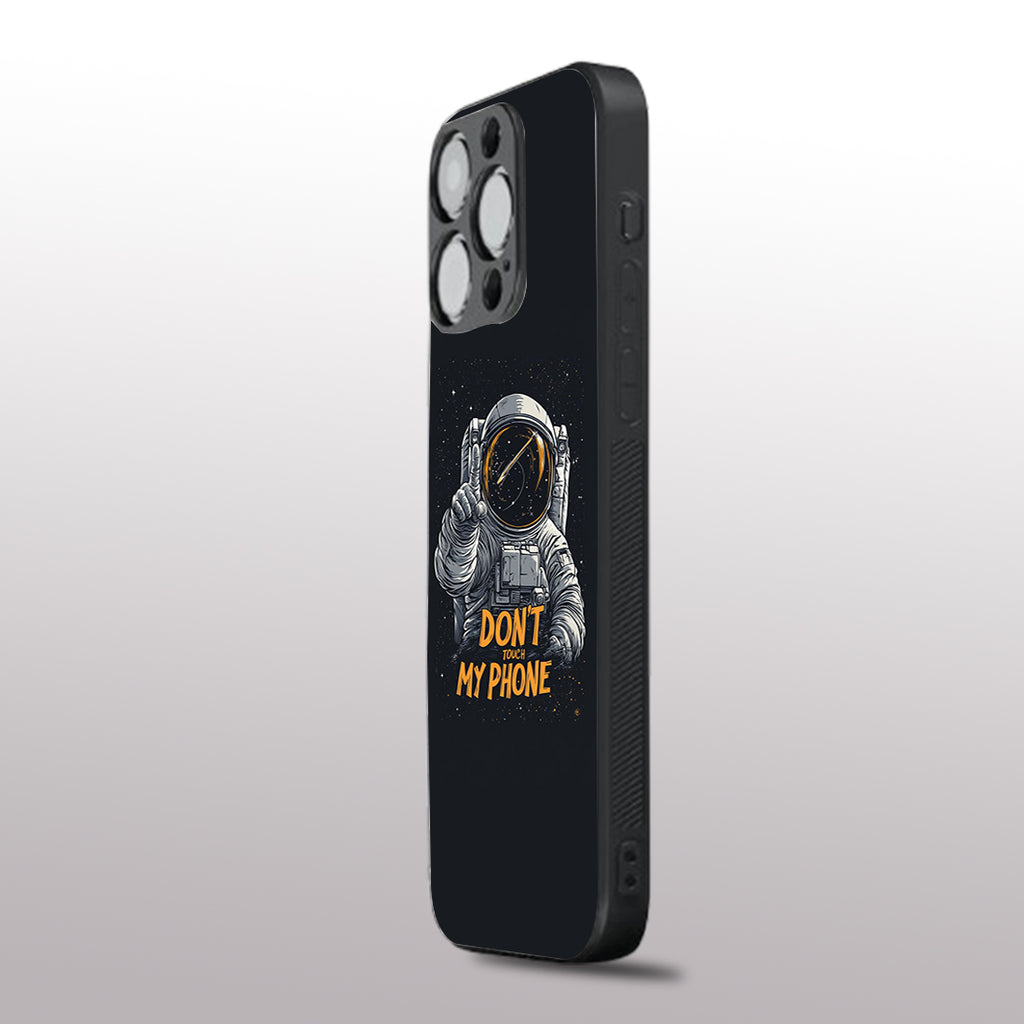 Don't Touch My Phone pattern phone case for iphone 11 pro |Glass case