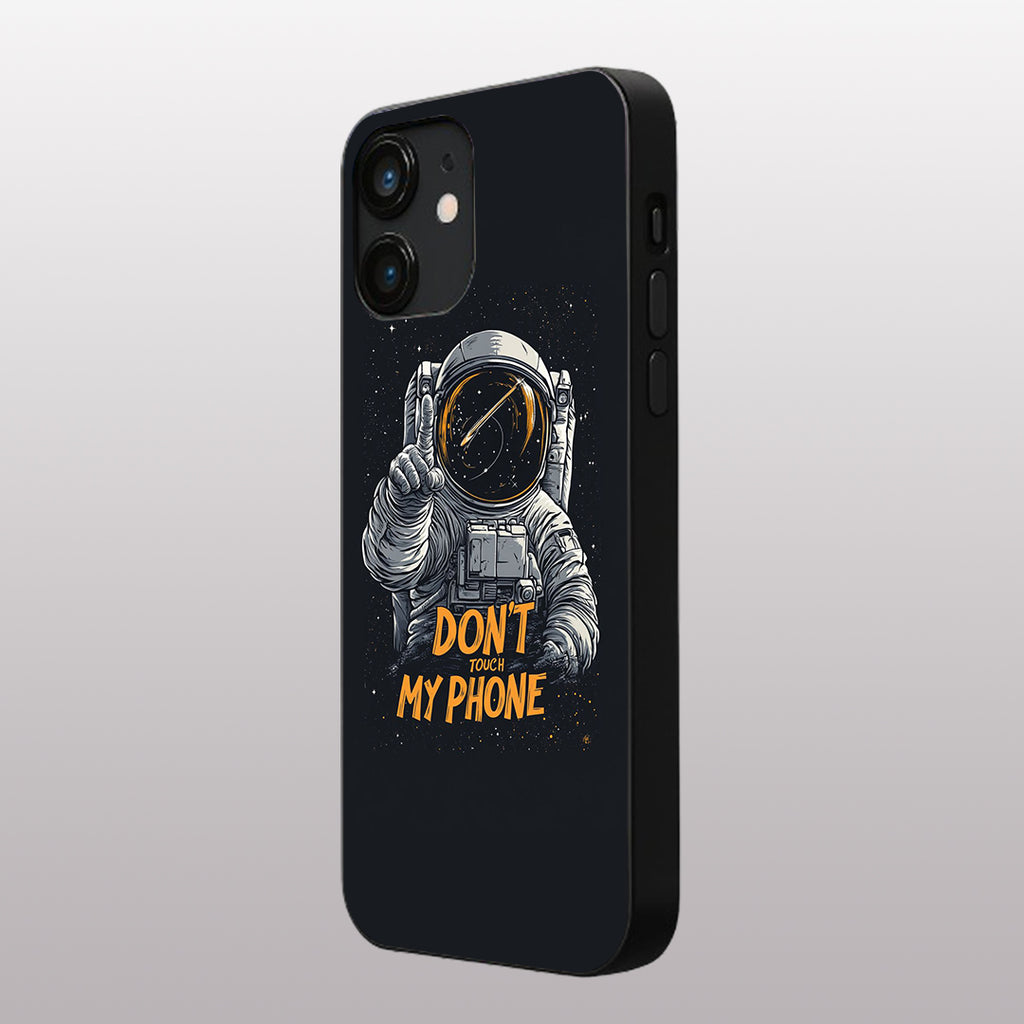 Don't Touch My Phone pattern phone case for iphone 11| Glass case