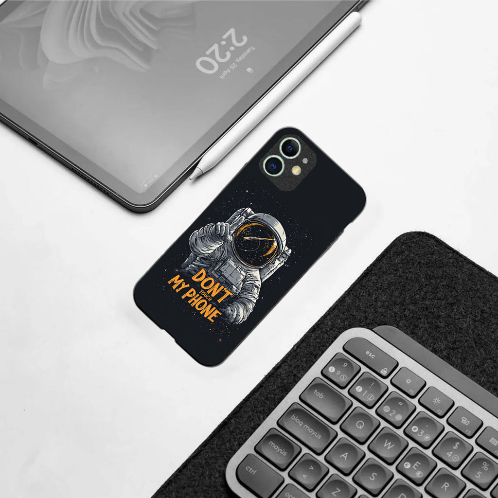Don't Touch My Phone pattern phone case for iphone 11| Glass case