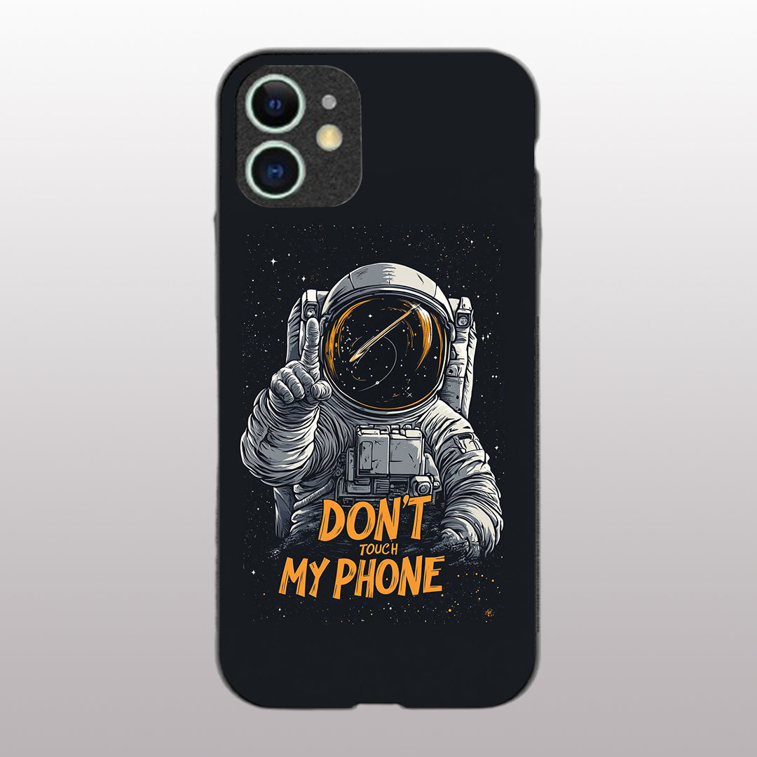 Don't Touch My Phone pattern phone case for iphone 12|Glass case