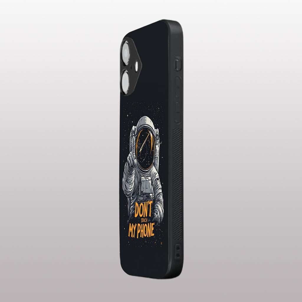 Don't Touch My Phone pattern phone case for iphone 16 | Glass case
