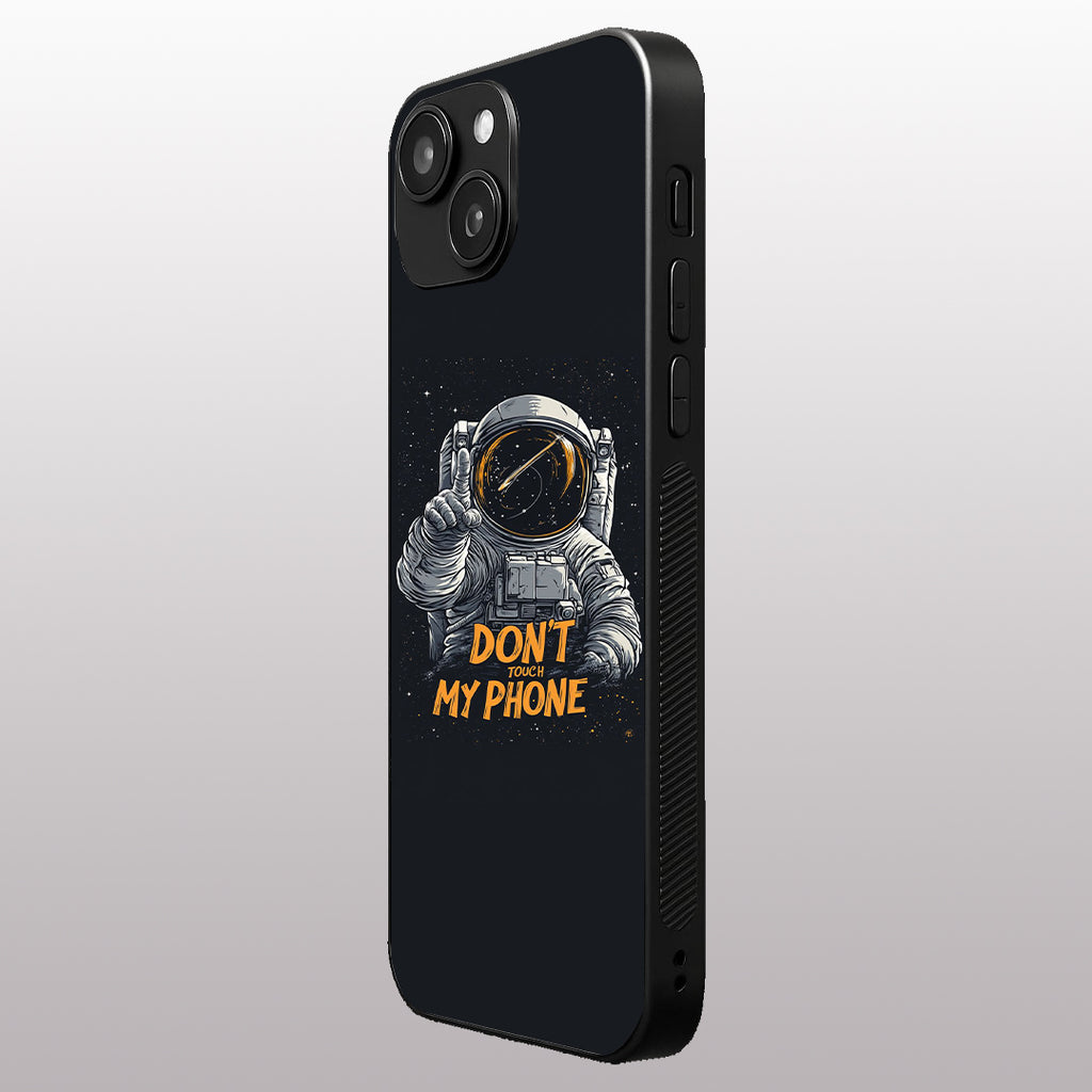 Don't Touch My Phone pattern phone case for iphone 13 mini | Glass case
