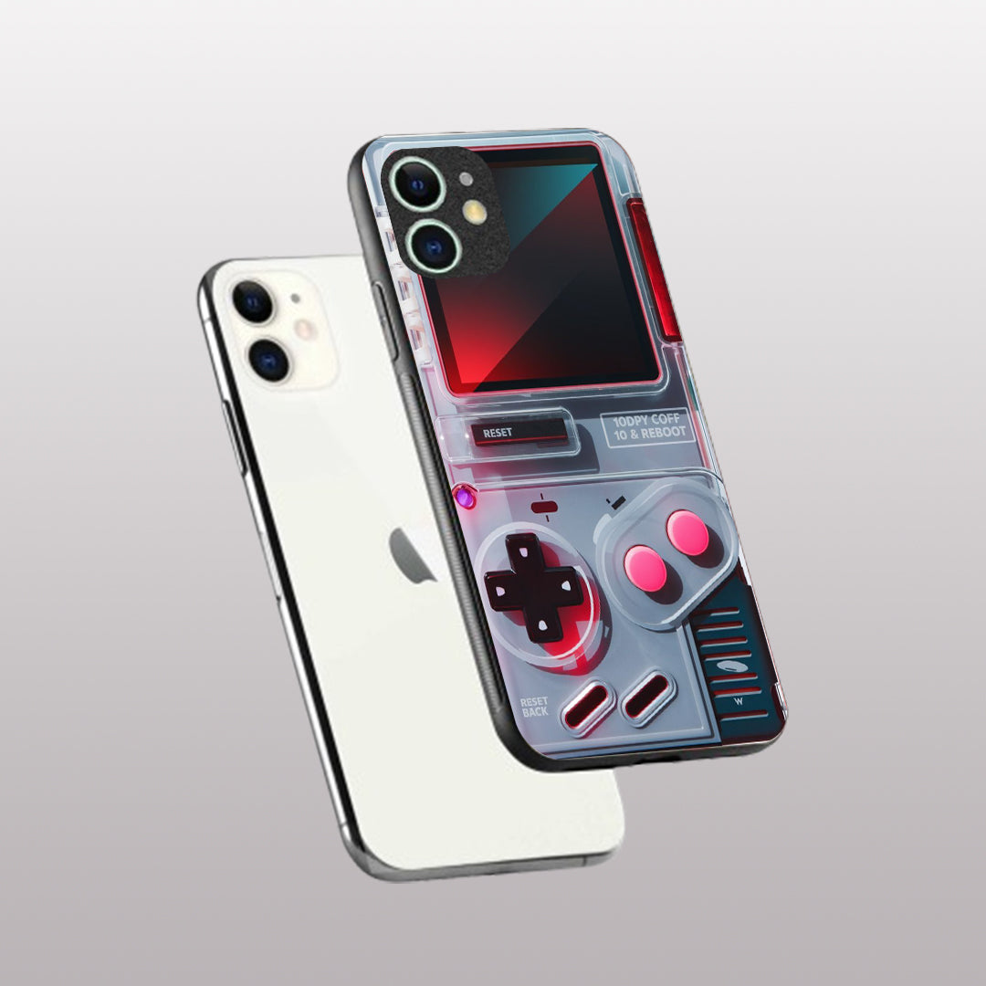 Game Boy Classic Grey pattern phone case for iphone 11 | Glass case