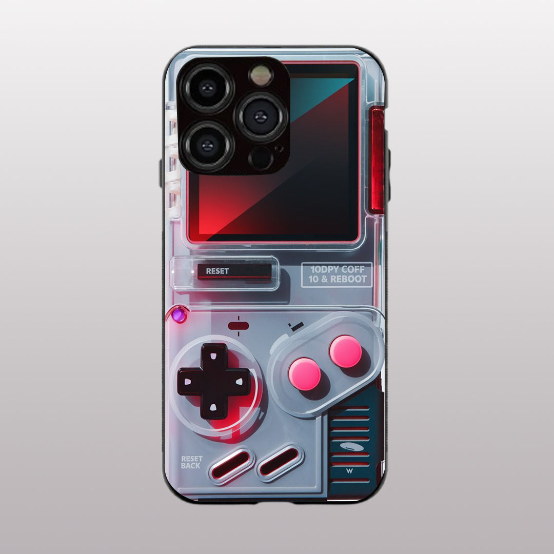 Game Boy Classic Grey pattern phone case for iphone 12  pro max|Glass case