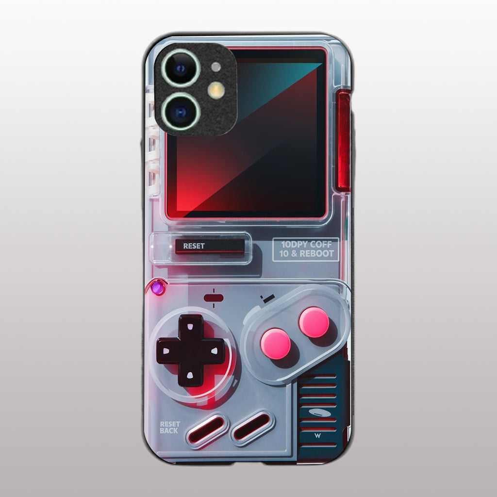 Game Boy Classic Grey pattern phone case for iphone 11 | Glass case
