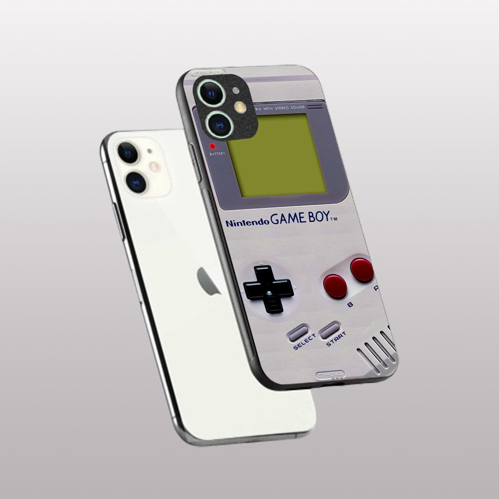 Game Boy Classic Off-white pattern phone case for iphone 11 | Glass case