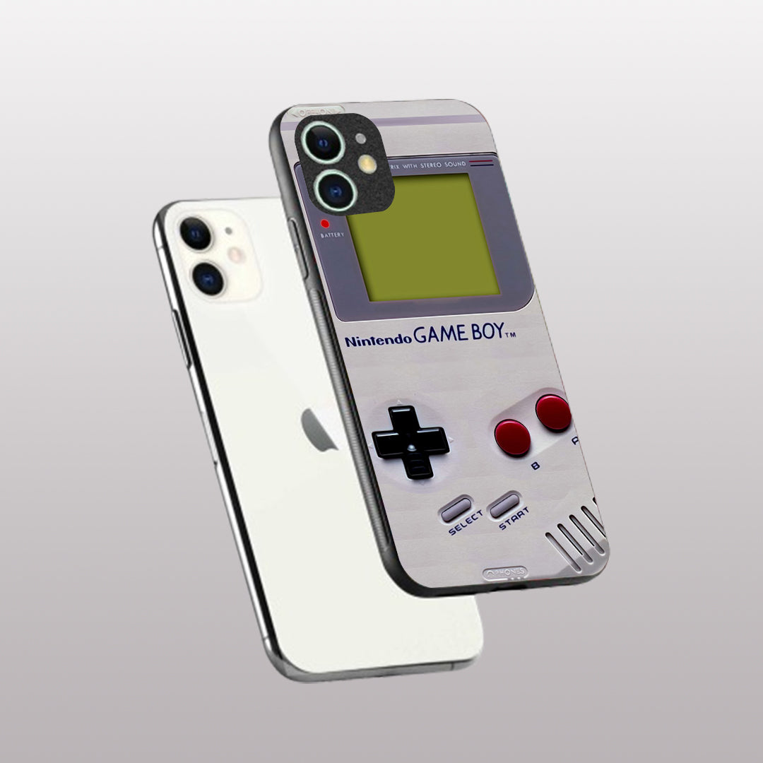 Game Boy Classic Off-white pattern phone case for iphone 11 | Glass case
