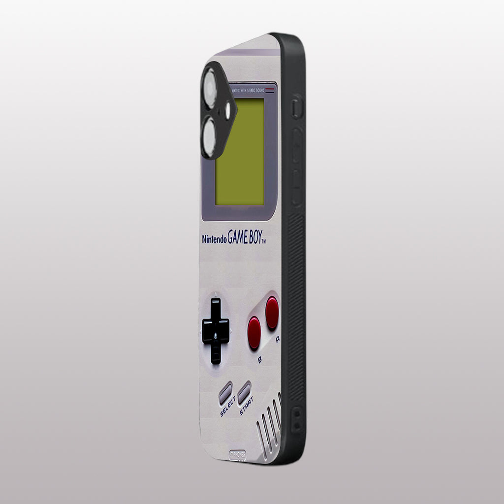 Game Boy Classic Off-white pattern phone case for iphone 16 plus | Glass case