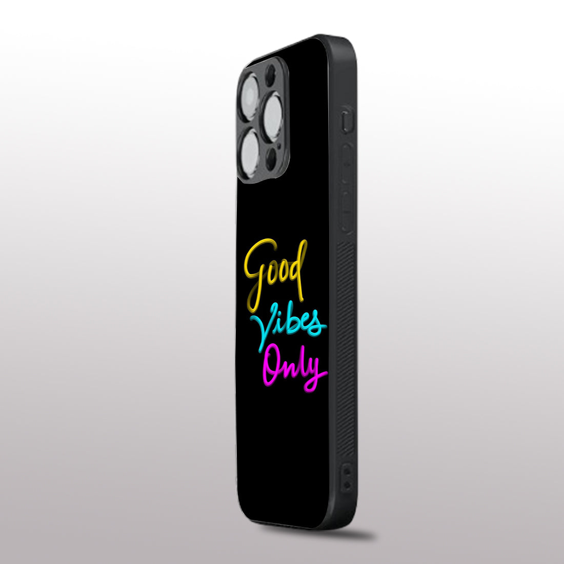 Good Vibes Only pattern phone case for iphone 12 pro max | Glass case