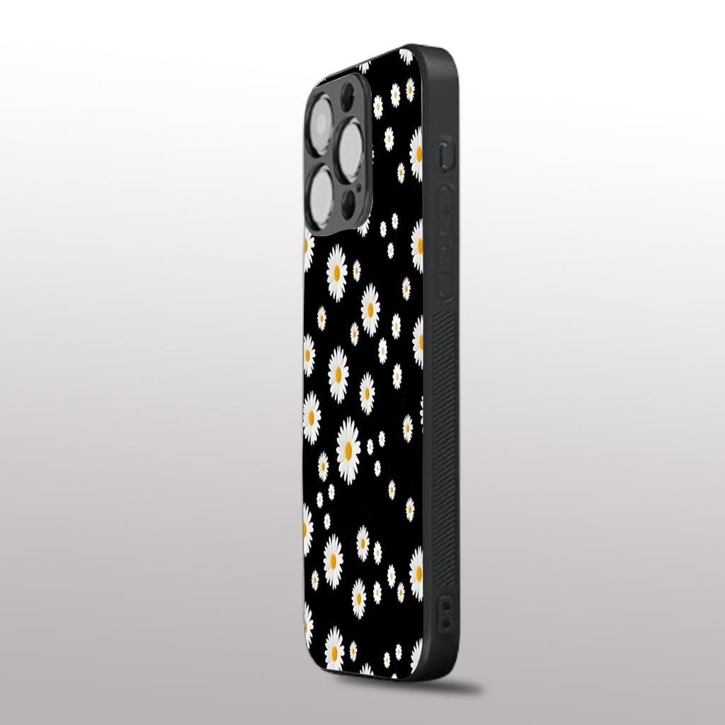 Lil Flowers pattern phone case for iphone 11 pro max |Glass case
