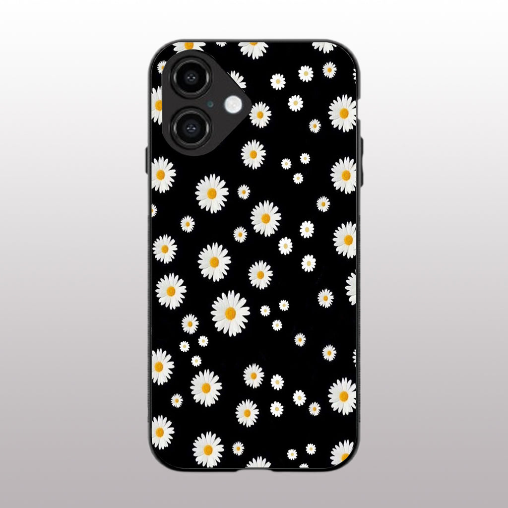 Lil Flowers pattern phone case for iphone 16 | Glass case