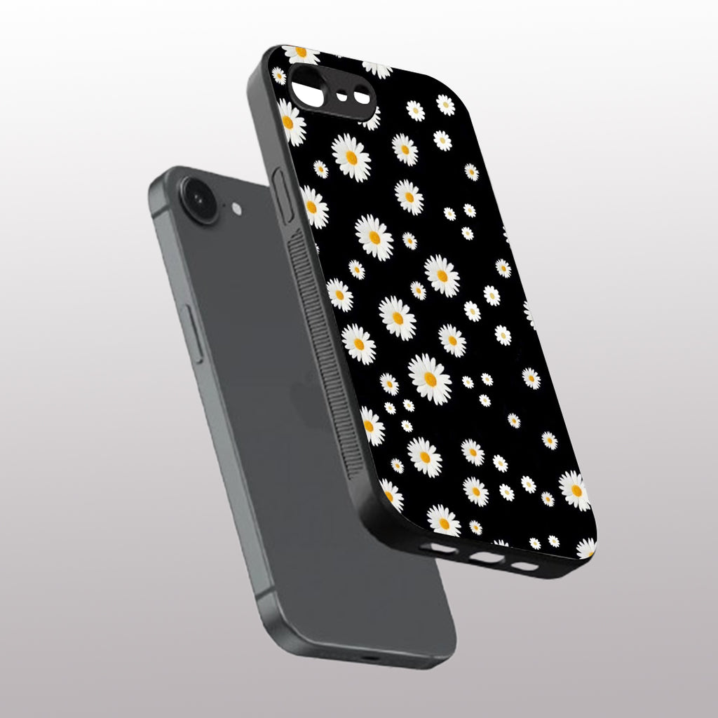 Lil Flowers pattern phone case for iphone 16E | Glass case