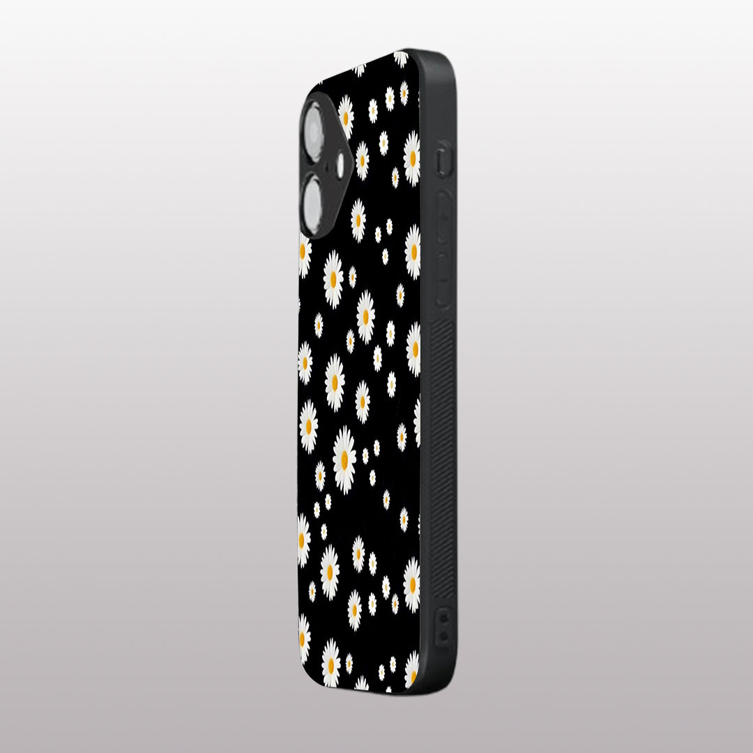 Lil Flowers pattern phone case for iphone 16 | Glass case