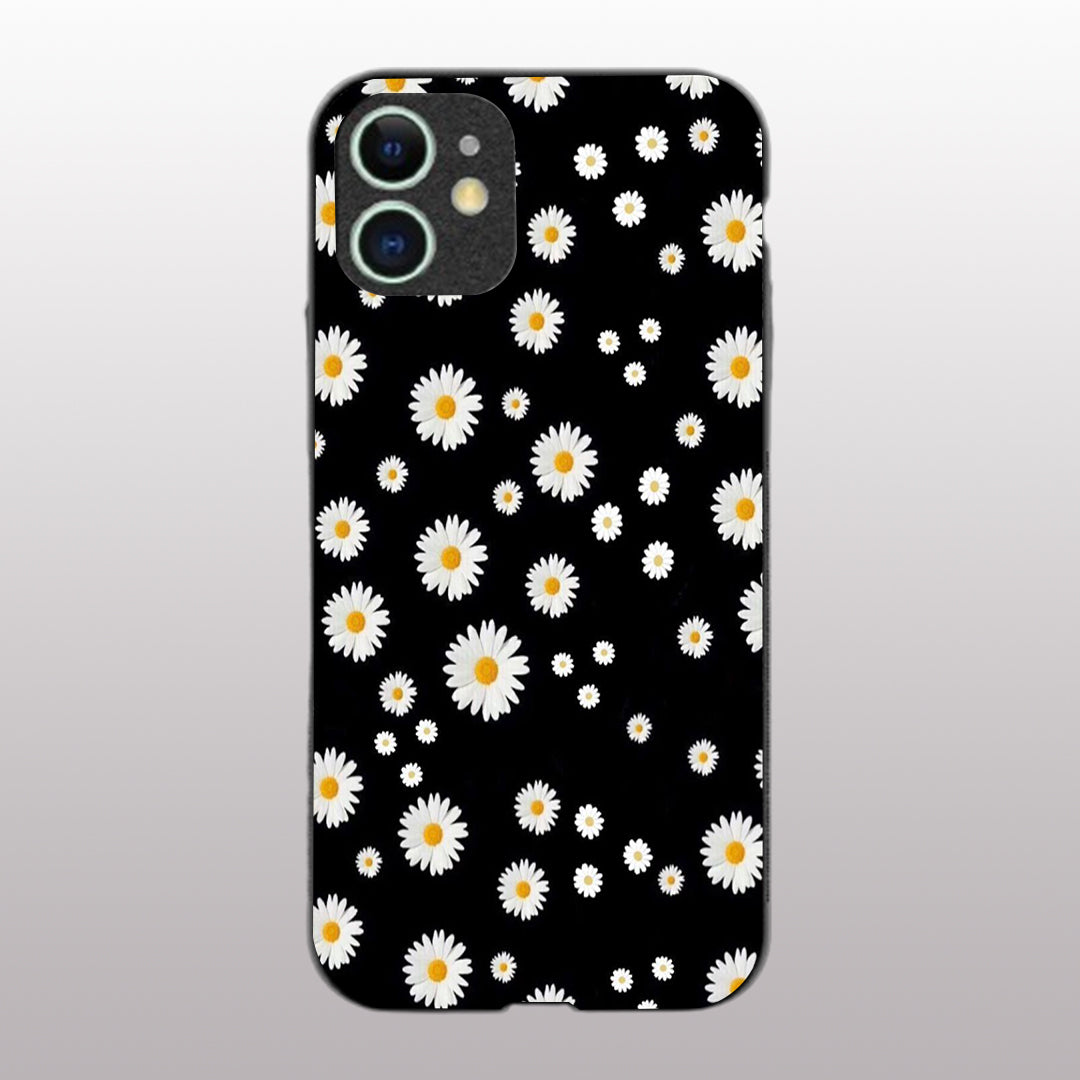 Lil Flowers pattern phone case for iphone 11 |Glass case