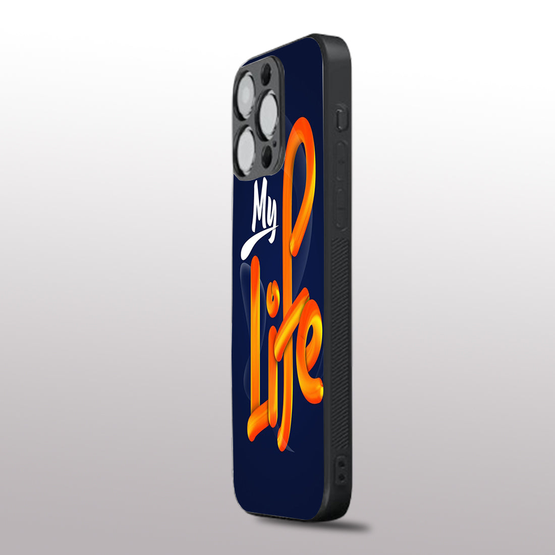 My Life pattern phone case for iphone 16 pro | Glass case