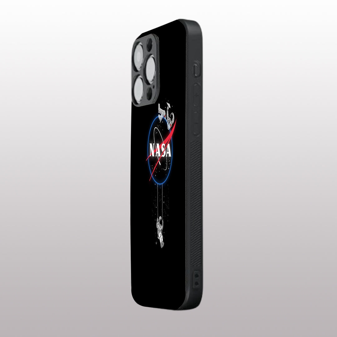 Nasa pattern phone case for iphone 15 pro max | Glass case