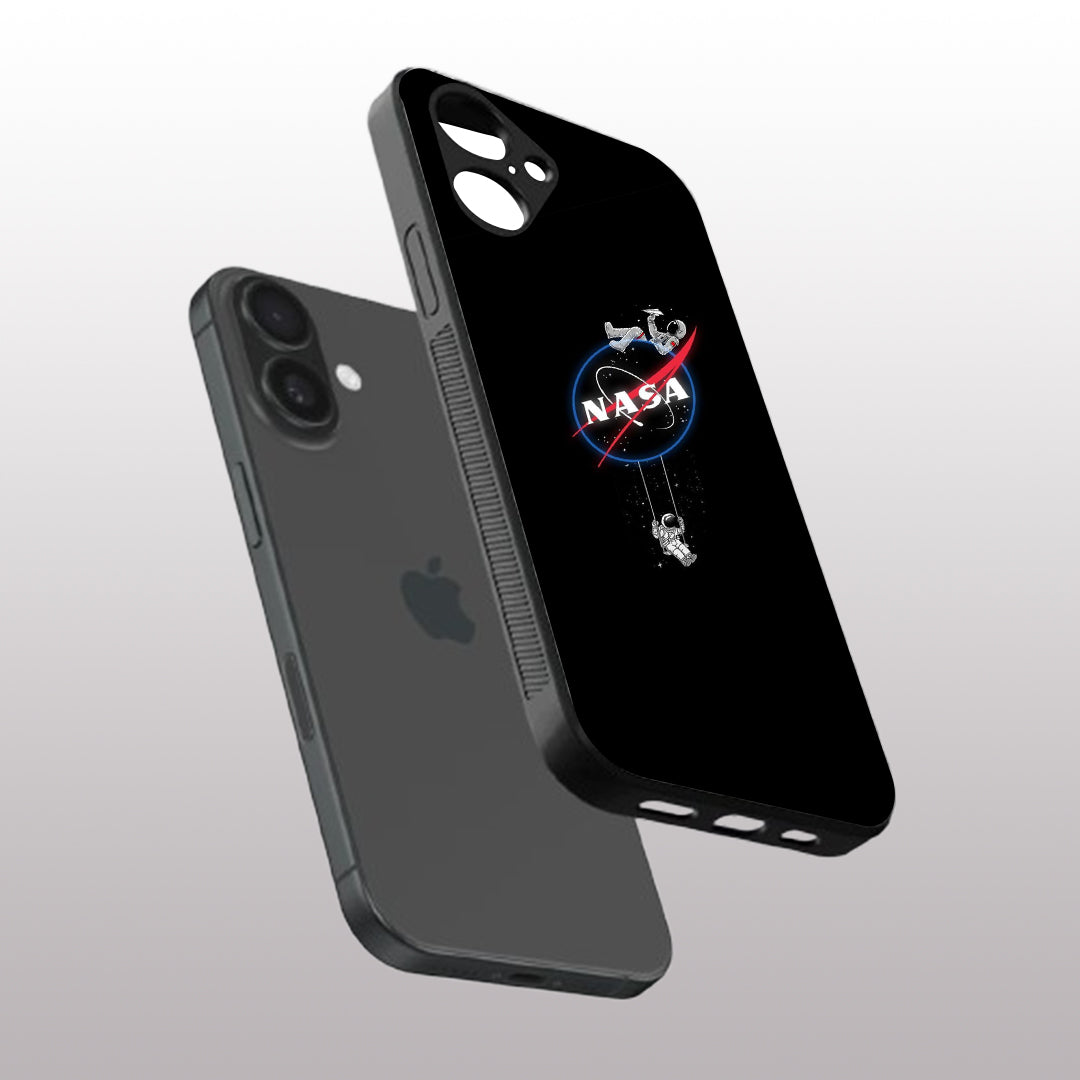 Nasa pattern phone case for iphone 16 plus | Glass case