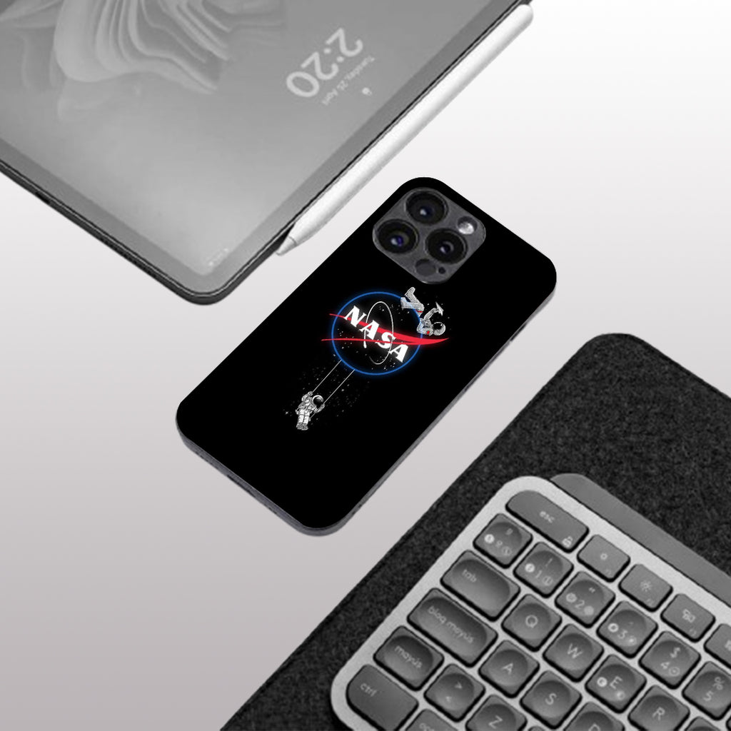 Nasa pattern phone case for iphone 15 pro max | Glass case