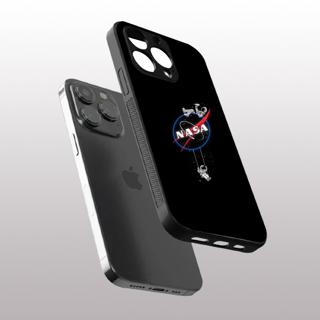 Nasa pattern phone case for iphone 15 pro max | Glass case