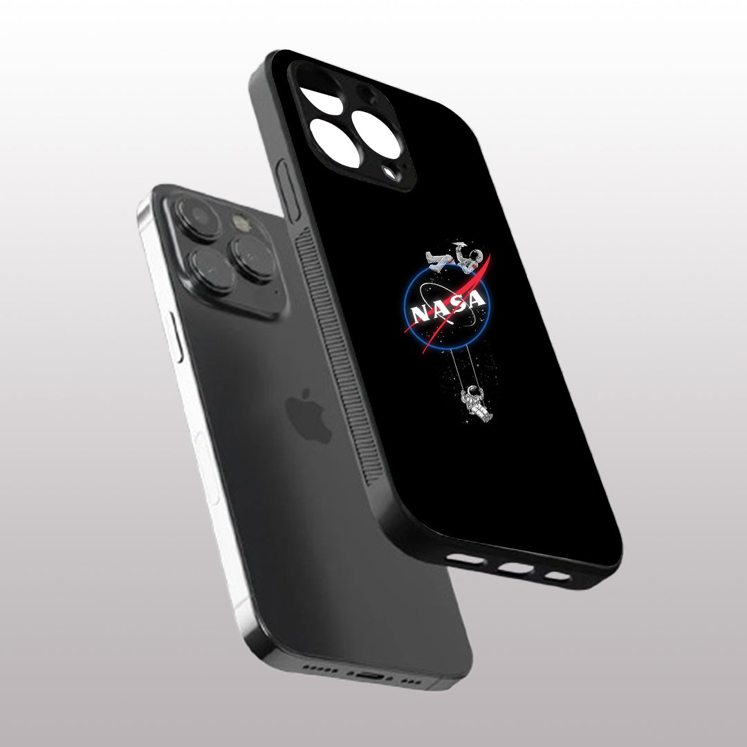 Nasa pattern phone case for iphone 15 pro max | Glass case