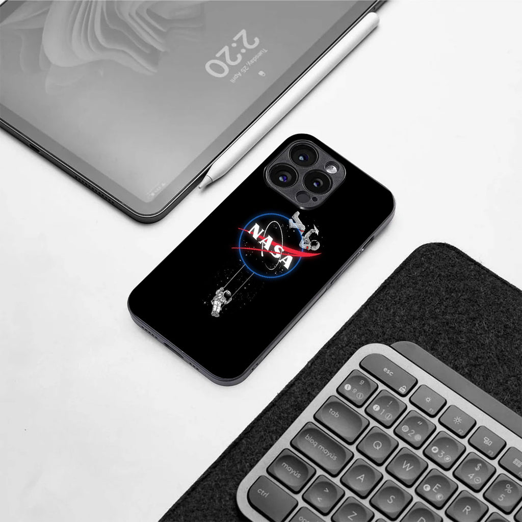 Nasa pattern phone case for iphone 13 pro | Glass case