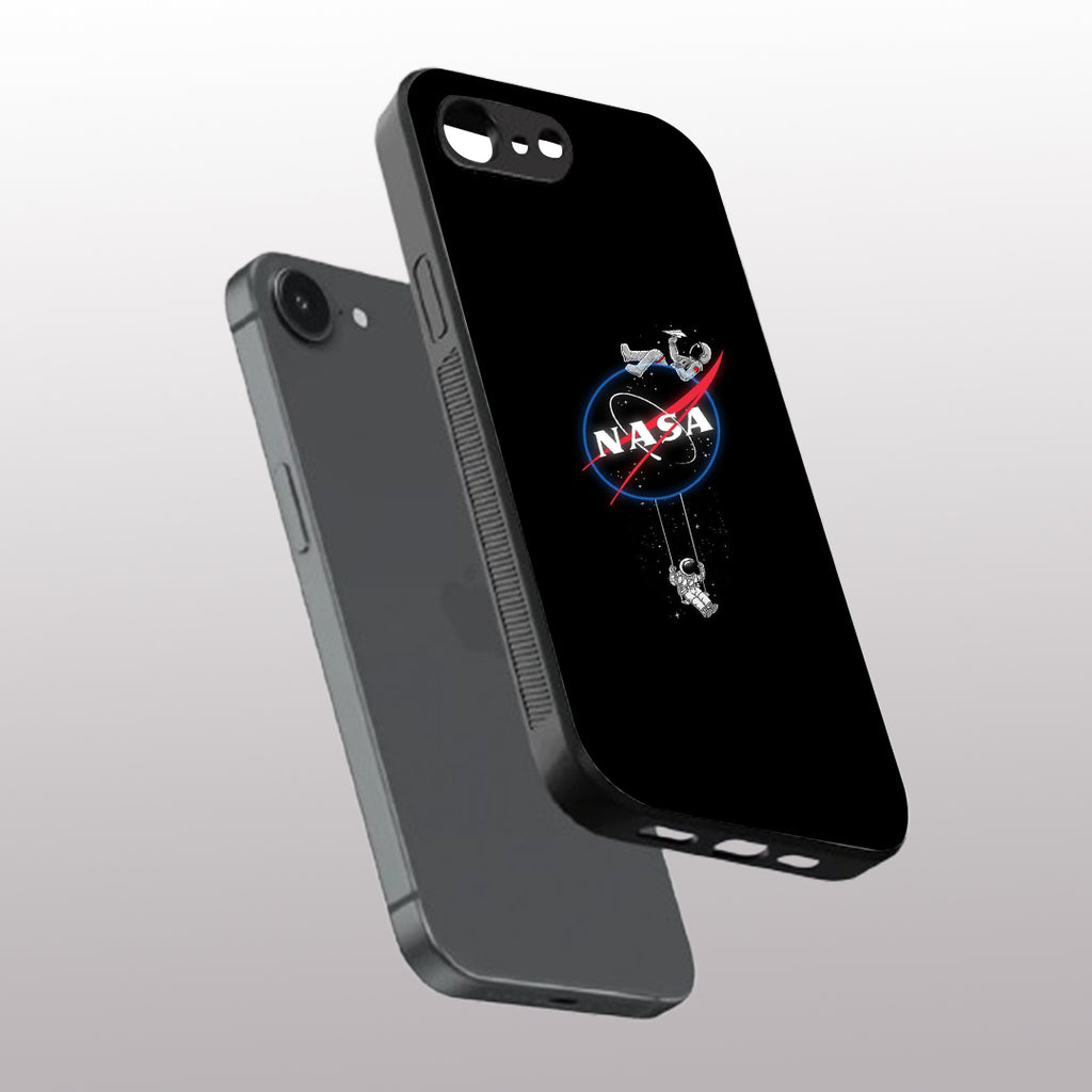Nasa pattern phone case for iphone 16E | Glass case