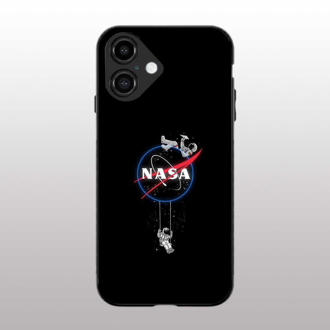 Nasa pattern phone case for iphone 16 | Glass case