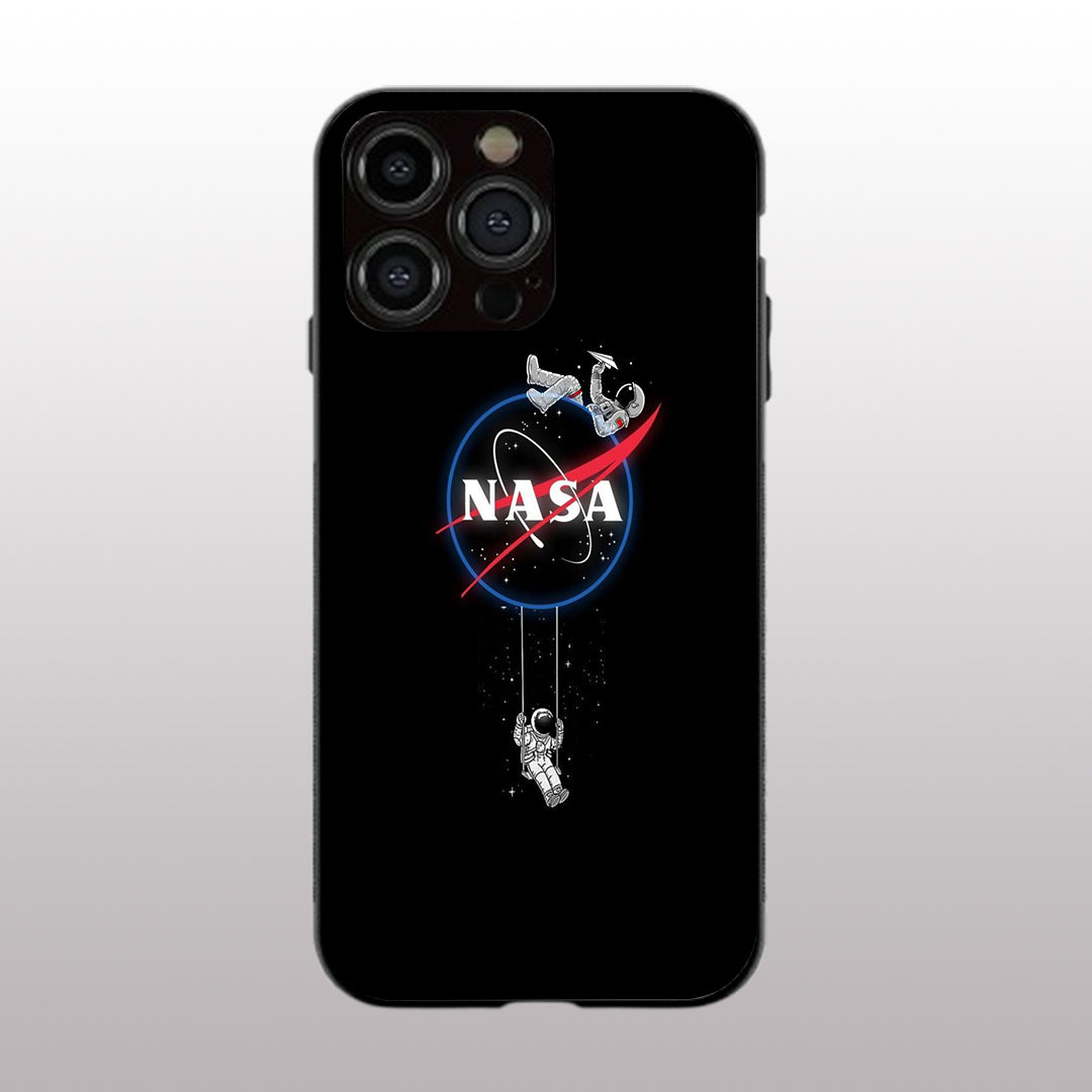 Nasa pattern phone case for iphone 15 pro max | Glass case